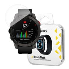 slomart wozinsky polno lepilo kaljeno steklo kaljeno steklo za garmin epix (gen 2) 9h poln zaslon s črnim robom