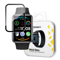 WOZINSKY 9H kaljeno steklo za celoten zaslon Huawei Watch Fit 2 s črnim okvirjem Full Glue