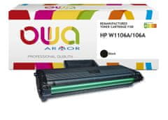 Armor OWA toner, združljiv s HP W1106A (106A) 1000str, črna/črna