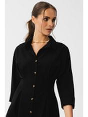 Stylove Ženska srajčna obleka Camedes S351 črna S