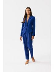 Stylove Elegantne ženske hlače Anigran S356 koruznica modra M