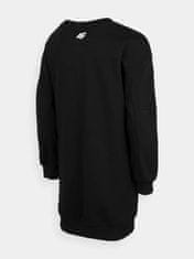 4F Dekliška mini obleka Shizor črna 146/152