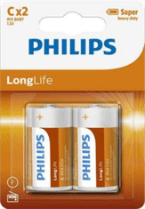 Philips BATERIJA C - LONGLIFE BLISTER 2 KOS (R14)
