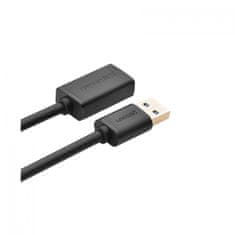 Ugreen USB 3.0 podaljšek (M na Ž) črn 1.5 m - polybag