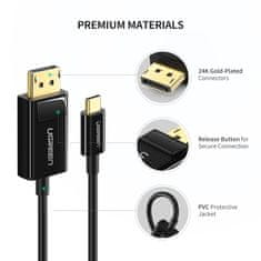 Ugreen Kabel USB-C v DP 4K (DisplayPort) 1.5M - polybag