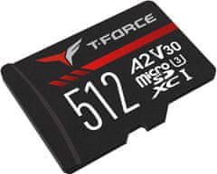 TeamGroup Gaming A2 512GB MicroSD UHS-I U3 V30 100/90MB/s spominska kartica