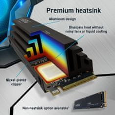 Crucial T700 4TB PCIe Gen5 NVMe M.2 SSD s hlajenjem