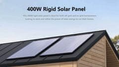 EcoFlow 2x400W fiksna panela solarnih sončnih celic