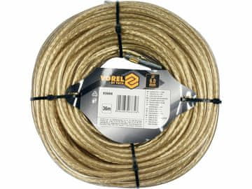 151 VOREL CARINSKI JEKLENI KABEL 6 mm * 36 m