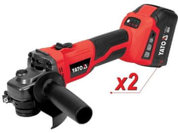 shumee Kotni brusilnik Yato 18V z regulacijo hitrosti 2x4,0Ah YT-828295
