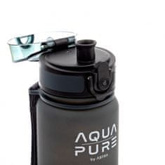 Astra Steklenička za zdravje AQUA PURE by 400 ml - siva/črna, 511023005