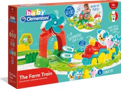 Clementoni BABY Interaktivni igralni set vlak na kmetiji z zvoki