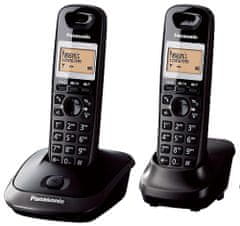 Panasonic KX-TG2512FXT, brezžični telefon, 2 slušalki