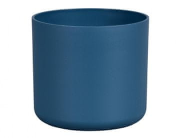 Pokrov za cvetlični lonček ONO KAKTUS plastika mat d11cm, modra