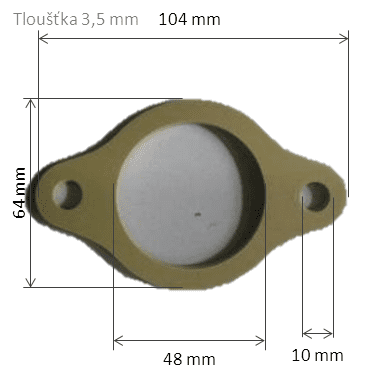 Kovovýroba Jeníkov Tesnilo za stiskalnico za sadje J3/161