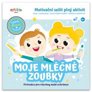 Kresli.to Moji mlečni zobje - motivacijska knjiga dejavnosti