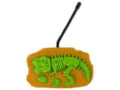 Lean-toys Dinozaver na baterije s paro R/C, moder