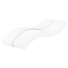 shumee vidaXL Otroška vzmetnica iz pene bela 80x160 cm trdota H2 H3
