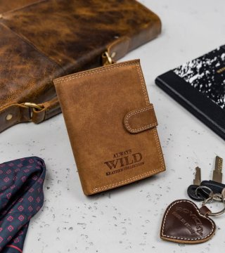 Always Wild Moška denarnica Pedobriel svetlo rjava