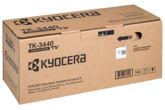 Kyocera Toner TK-3440 za 40 000 A4 (pri 5 % pokritosti), za ECOSYS PA6000x, MA6000ifx