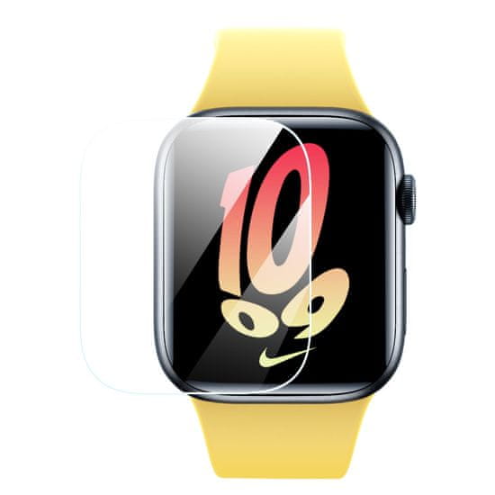 BASEUS NanoCrystal 2x zaščitna folija na Apple Watch 4/5/6/SE/SE 2 44mm