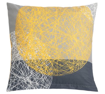 Bombažna prevleka za vzglavnik - 40x40 cm - Žogice