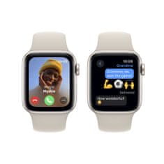 Apple Watch SE pametna ura, 40 mm, GPS, športni pašček M/L, Starlight