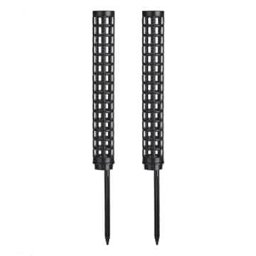 Northix Opora za rastline s prostorom za zemljo - črna