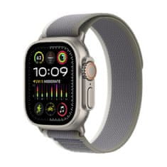 Apple Watch Ultra 2 pametna ura, 49 mm, GPS+Cellular, Trail Loop pašček S/M, zelena/siva
