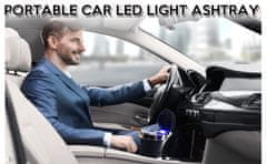 hurtnet Univerzalni osvetljeni avtomobilski pepelnik LED