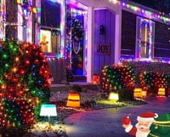 HOME & MARKER® LED zavesa, LED lučke, Notranje lučke, Zunanje lučke, Dekoracija za dom, Vodoodporne (Večbarvne, 2 x 3m) | LUMONET