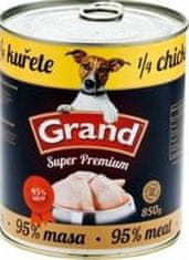 GRAND cons. pes Extra s 1/4 piščanca 850g