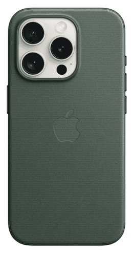  Apple FineWoven ovitek za iPhone 15 Pro, z MagSafe, Evergreen