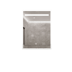 S6 Steklarstvo Šest LED ogledalo S61C, 60x80cm, 3barve LED, dimmer, grelna funkcija Antifog