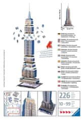 Ravensburger 3D sestavljanka Empire State Building, New York 216 kosov