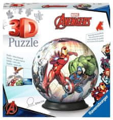 Avengers RAVENSBURGER 3D Puzzleball Marvel: Maščevalci 73 kosov