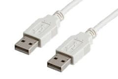 Value Kabel USB 2.0 A-A 4,5 m, bel/siv