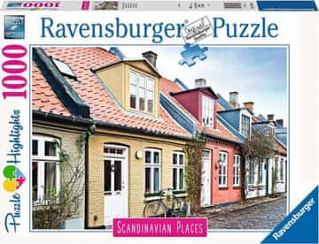 Ravensburger Puzzle Hiše v Aarhusu 1000 kosov