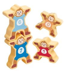 Hape Vlak z opicami in številkami