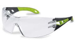 Uvex Očala Pheos, PC prozorna/UV 2C-1,2; SV excellence / duosferski vizir / stranice črna, zelena