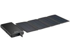 Sandberg Solar 4-Panel Powerbank 25000 mAh, solarni polnilec, črna