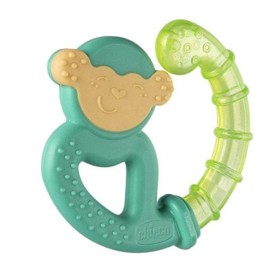 Chicco Hladilni ugriz Fresh Monkey turkizna 4m+