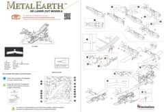 Metal Earth 3D sestavljanka Letalo de Havilland Tiger Moth