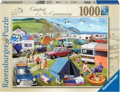Ravensburger Puzzle Kampiranje v prikolici 1000 kosov