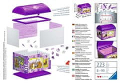 Ravensburger 3D sestavljanka skrinja Konji 223 kosov