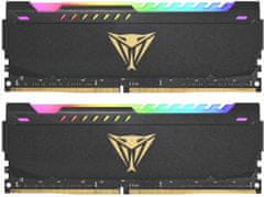 Patriot Viper Steel RGB 64GB DDR4 3600MHz / DIMM / CL19 / 1.35V / KIT 2x 32GB