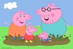 Ravensburger Puzzle Peppa Pig - Srečna družina 2x24 kosov