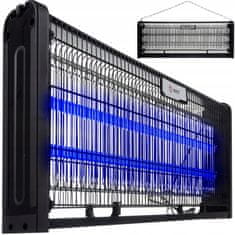 Malatec Stenska električna UV svetilka za komarje molje muhe in žuželke 40W črna