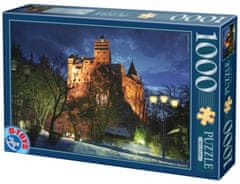 D-Toys Puzzle Bran Grad ponoči, Rumusko 1000 kosov