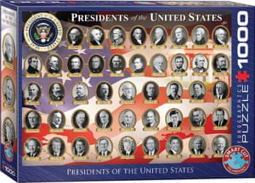 EuroGraphics Puzzle Predsedniki Združenih držav Amerike 1000 kosov